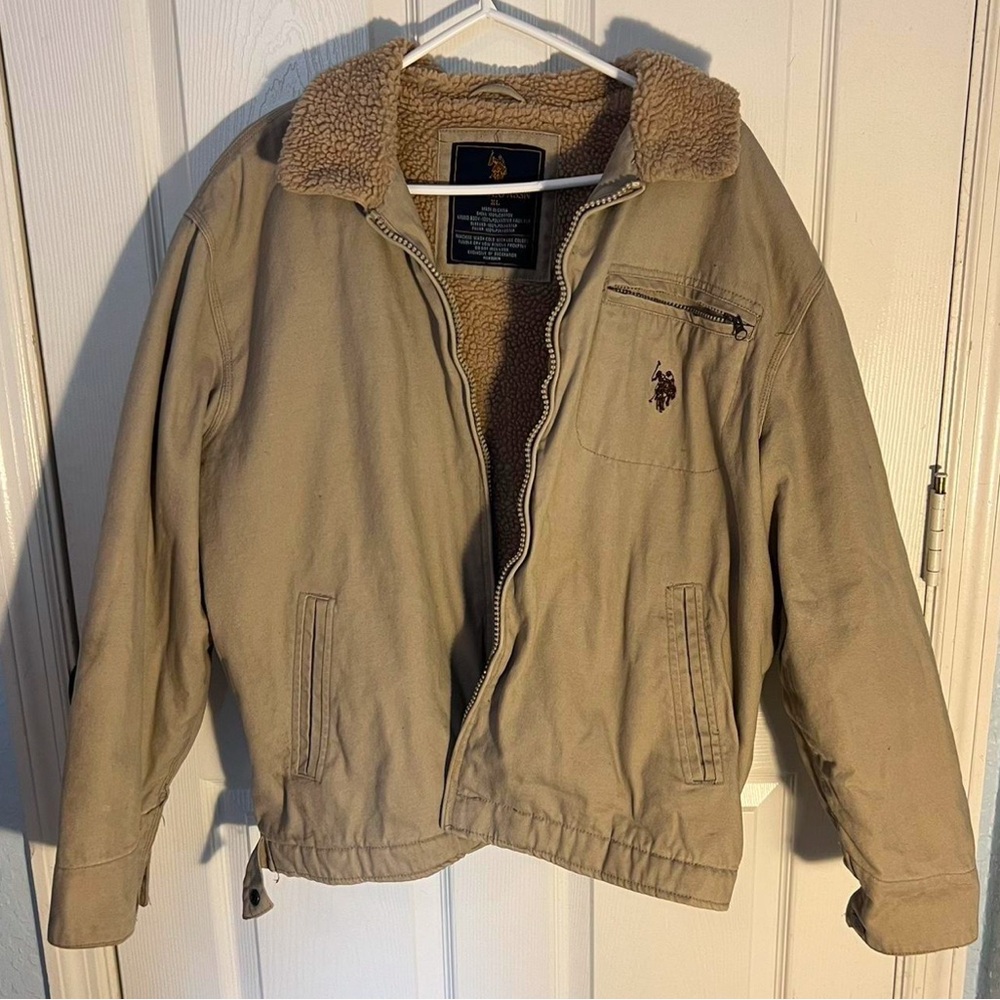 Vintage Polo Ralph Lauren jacket Sherpa Collar
